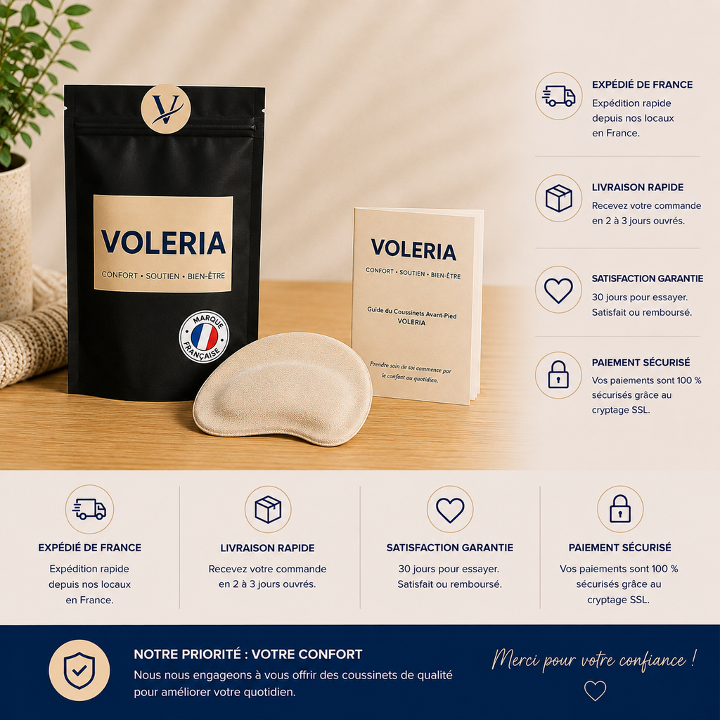 Coussinets Avant-Pied VOLERIA – Lot de 6 paires