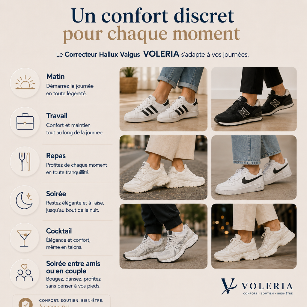 Correcteur Hallux Valgus VOLERIA – Paire d’écarteurs d’orteils