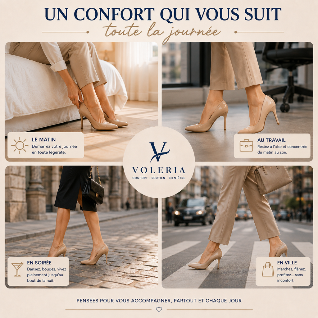 Coussinets Talon VOLERIA – Lot de 6 paires