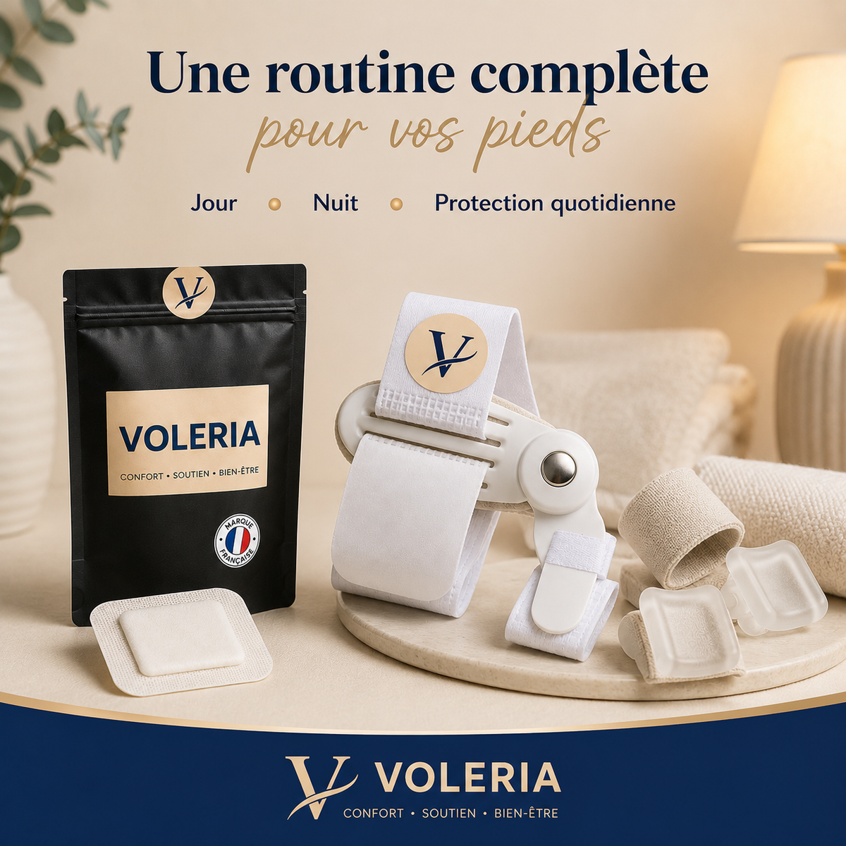 Pack Hallux Valgus – Routine Complète Jour & Nuit