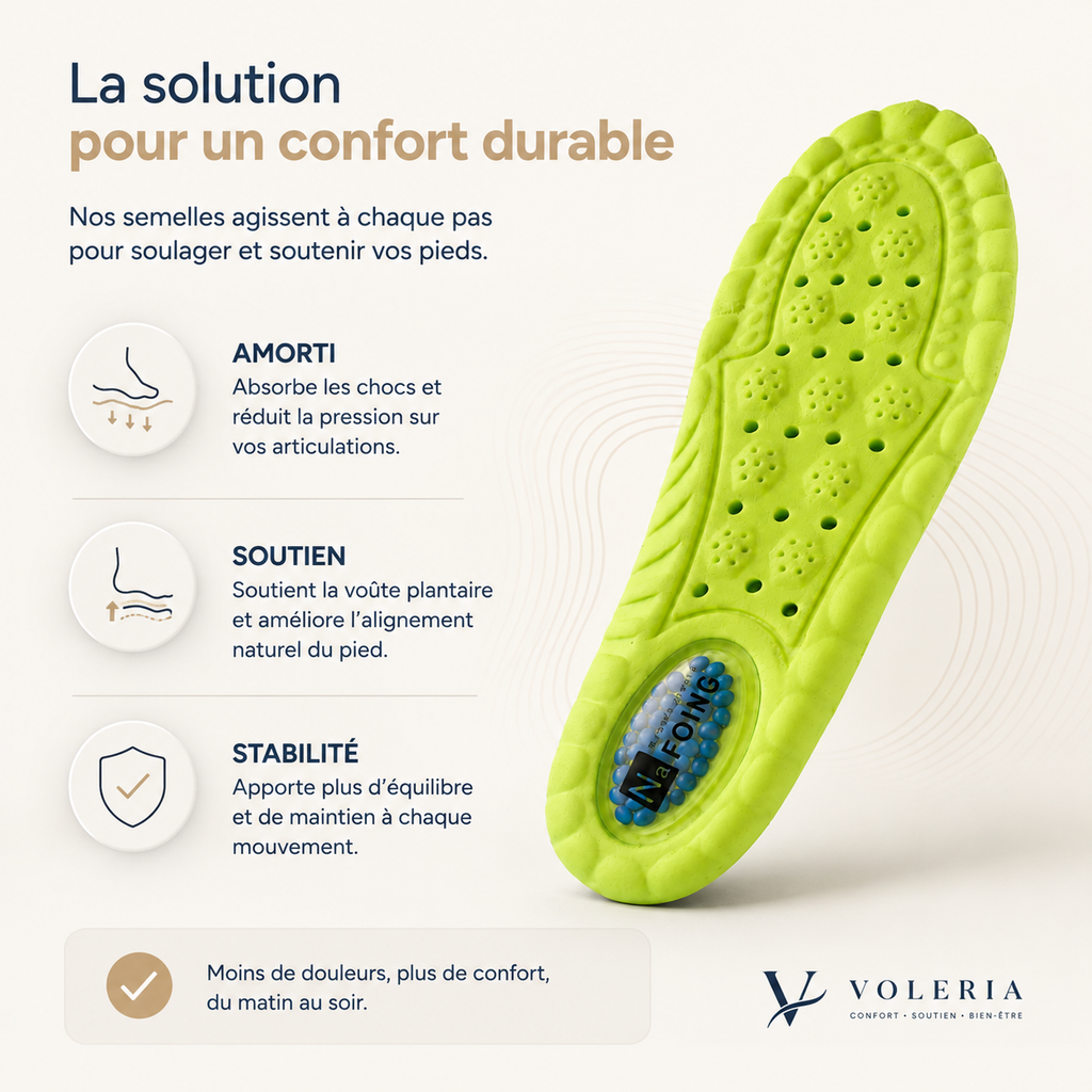 Semelles Orthopédiques VOLERIA